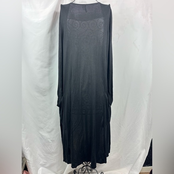 Marciano black longline open front cardigan size XS - Picture 4 of 10